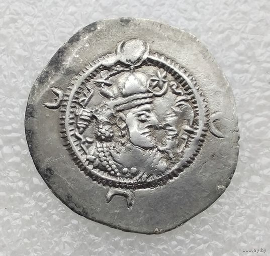 Иран (Персия) VI в. Драхма. Сасаниды. Хосров I Ануширван (531-579 гг.), г. Рей; Мидия.
