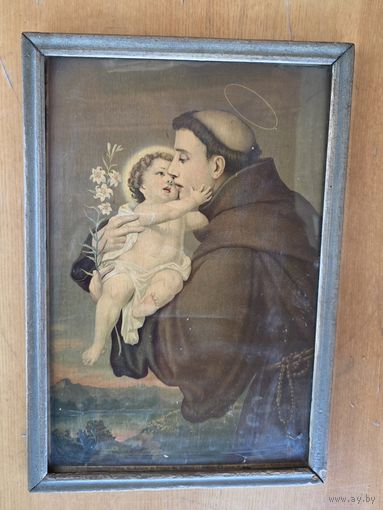 СТАРАЯ ИКОНА. СВ. АНТОНИЙ.