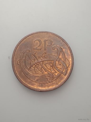 Ирландия 2 пенсов 2000 года .