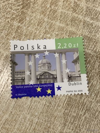 Польша 2005. Столицы Евросоюза. Дублин. Марка из серии