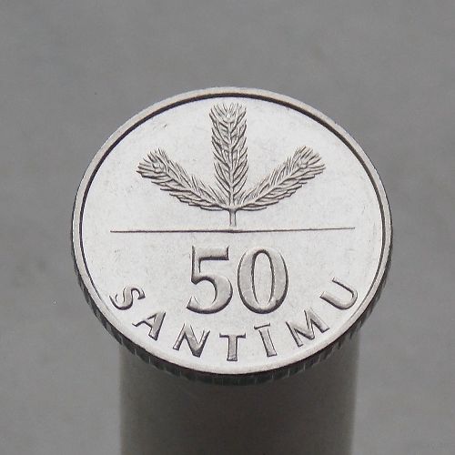 Латвия 50 сантимов 1992