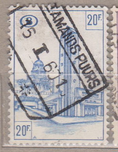 Архитектура Бельгия 1953 год  лот 6