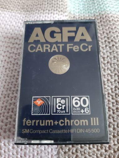 Кассета AGFA CARAT FeCr. Frank Duval.