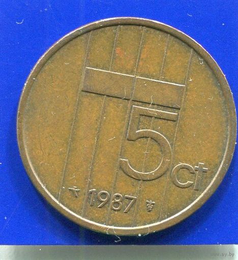 Нидерланды 5 центов 1987