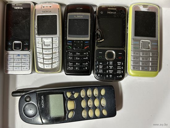 Телефон Nokia винтаж в коллекцию 6 шт одним лотом Читайте описание Уточняйте наличие до выкупа лота!!!