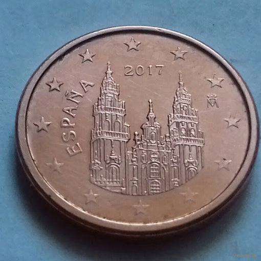 1 евроцент, Испания 2017 г.