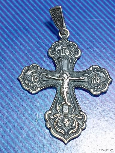Крестик серебро 925 пробы .