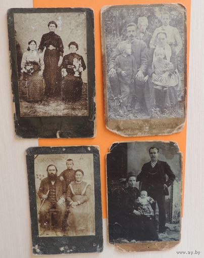 Фото кабинет-портрет "Семья", до 1917 г.