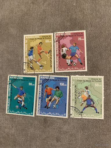 Мавритания 1990. Чемпионат мира по футболу Италия-90. Полная серия