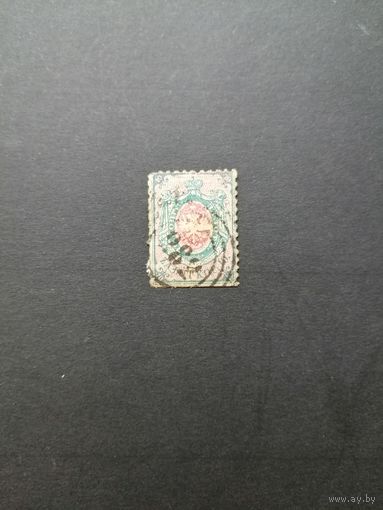 Польша 1860 Первая польская марка (гашеная) Mi.1А каталог 250.00 евро