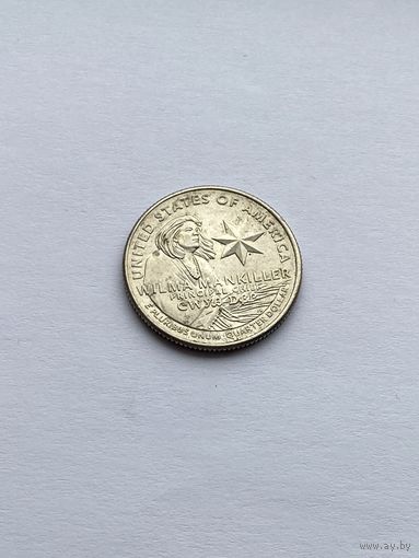 25 центов 2022 г., Вилма Мэнкиллер, США.