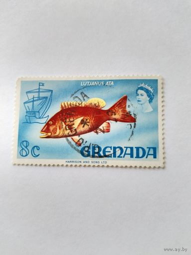 Гренада 1968 рыбы