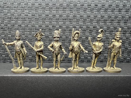 Ferrero. Киндер. ЕВРОПЕЙСКИЕ СОЛДАТЫ 1795-1814 EUROPEAN SOLDIERS D19-D24 ПОЛНЫЙ КОМПЛЕКТ!!!