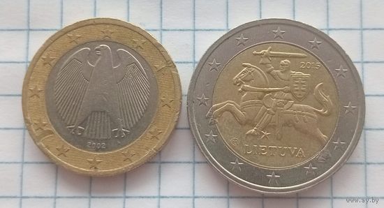 2 монеты Евросоюза