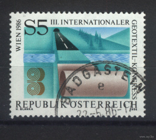 Австрия - 1986 [Mi. 1844] Гашеная (AT01)