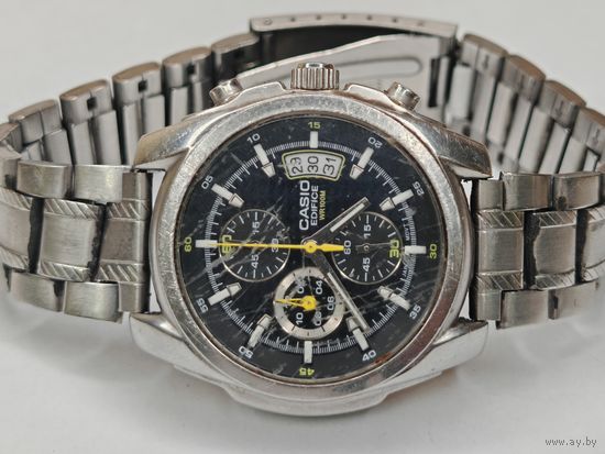 Часы Casio Хронограф Кварц Всё рабтает. С рубля