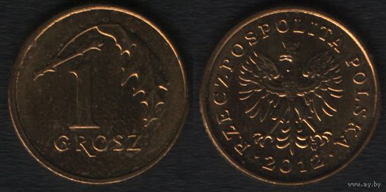 Польша y276 1 грош 2012 год (mw) (_alb2