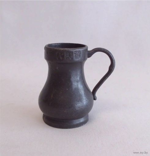 Миниатюра Кувшин Пьютер Олово Германия