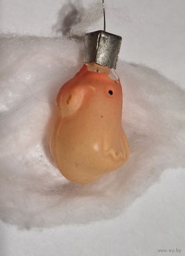 Елочная игрушка Попугай из набора Малютка Иней