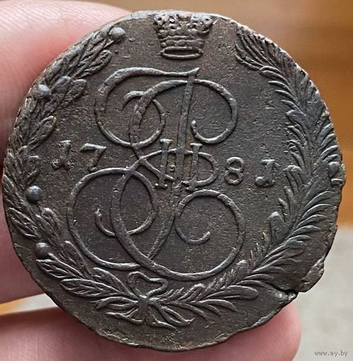 5 копеек 1781 ЕМ! Состояние! ТОРГ!