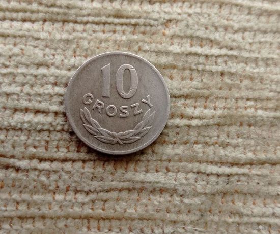 Werty71 Польша 10 грошей 1949 Никель