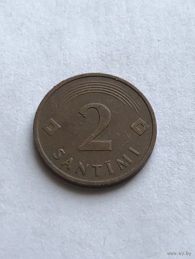 2 сантима 1992 Латвия