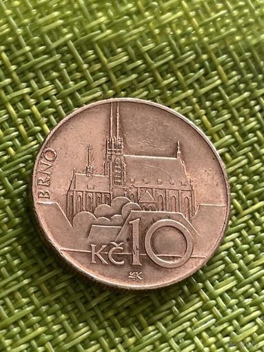 Чехия 10 крон 2020 г. (Собор Святых Петра и Павла в Брно, редкий год )