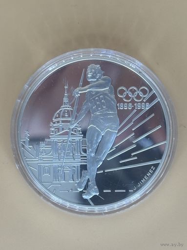 100 франков 1994 Франция Серебро с РУБЛЯ