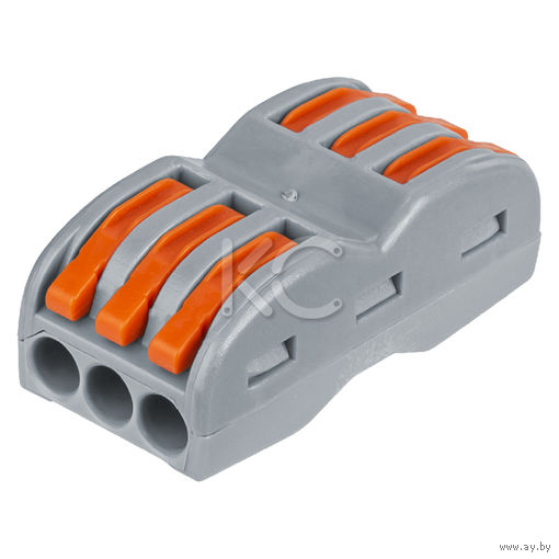 Строит-монтаж. клемма проходная 3х3 СМК-223