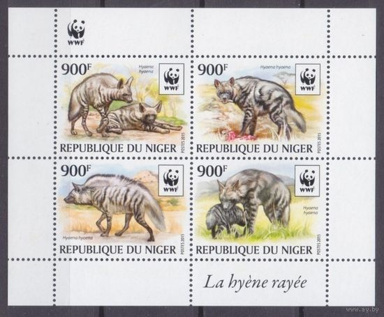 2015 Нигер 3742-3745KL WWF / Фауна 12,00 евро