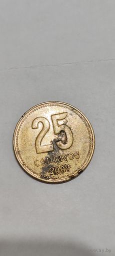 Аргентина 25 сентавос 2009