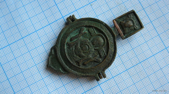 Панагия. Бронза, литье.