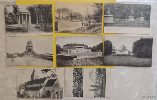 Открытки "Города Европы", до 1917 г.