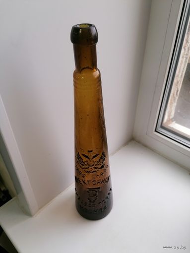 Бутылка - Шикарный КОНУС , Пиво, царизм до 1917 г, Трехгорное пиво