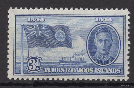 Теркс и Кайкос 1948 ** 100 лет отделения от Багамских островов, George VI (Mi 138)