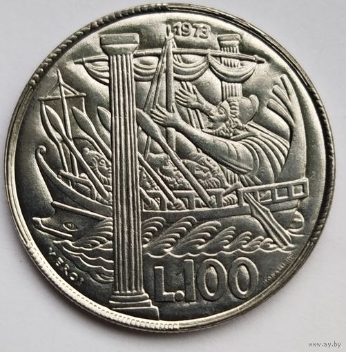 Сан-Марино 100 лир 1973 UNC