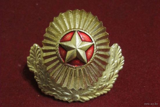 Кокарда военная (жёлтая)