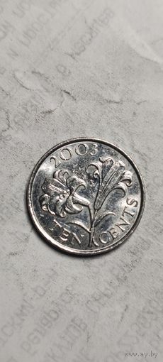 Бермудские острова 10 цент 2003