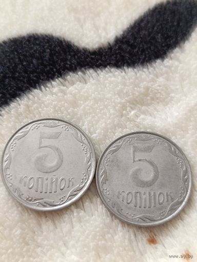 Украина. 5 копеек 2008 года. (4)