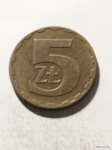 Польша 5 злотых 1977