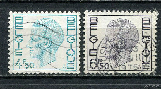 Бельгия - 1974 - Король Бодуэн - [Mi. 1795-1796] - полная серия - 2 марки. Гашеные.  (Лот 6Gi)-T2P32