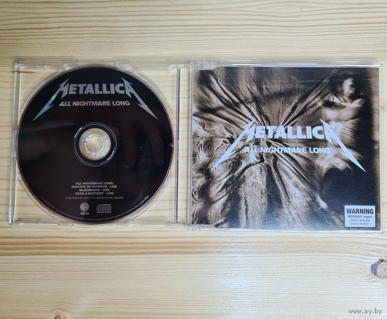 Metallica - All Nightmare Long (CD, Australia, 2009, лицензия) Vertigo 1794216
