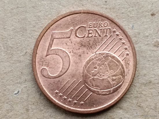 Германия 5 евроцентов, 2016 "A". (Н)