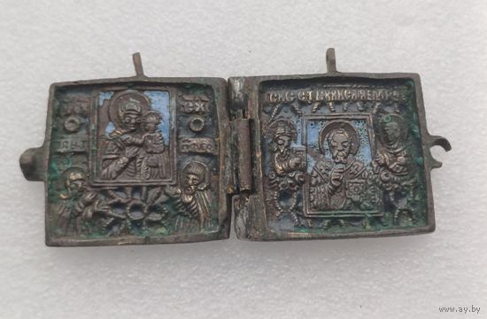 Все лоты с 1р.Складень с Эмалями солдатский