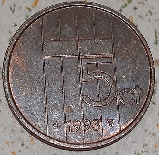 Нидерланды 5 центов, 1993 (14-12-43)