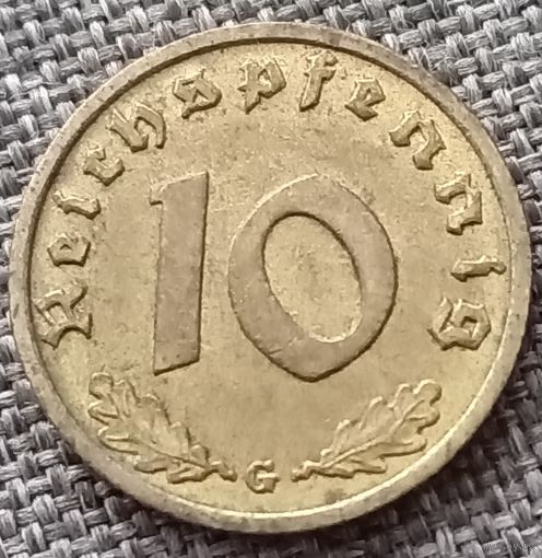 10 рейхспфеннигов 1938 G
