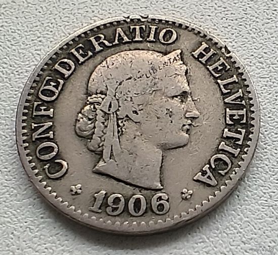 Швейцария 10 раппен, 1906 3-15-15
