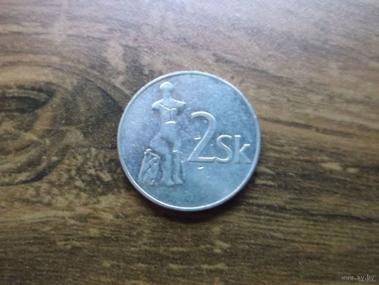 Словакия 2 кроны 1993 (2)