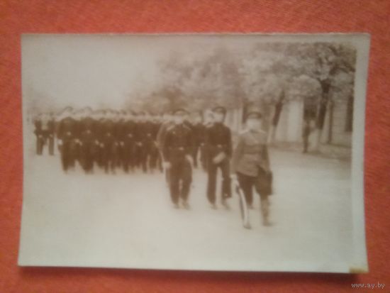 Фото   парад Суворовцев Минск 50-60 годы