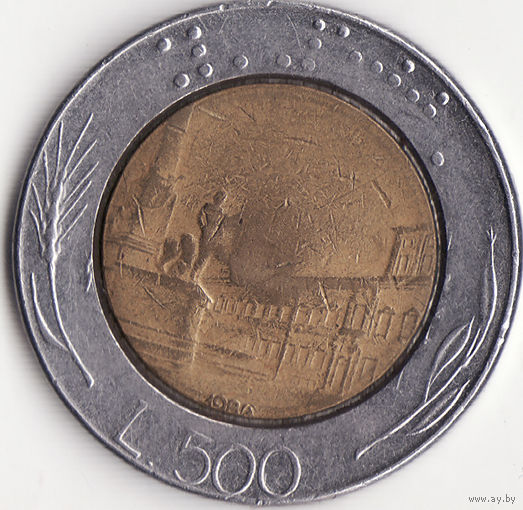 500 лир 1982 год